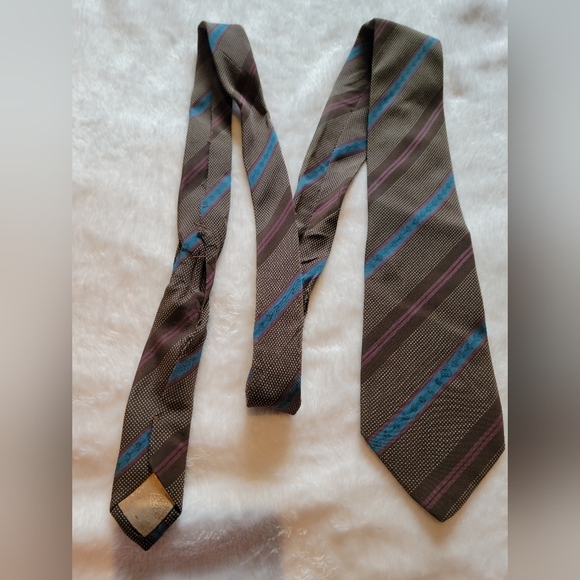 Authentic Vintage Gucci Necktie 100% Silk Tie Brown Rare Luxury Read Desc - Picture 12 of 15